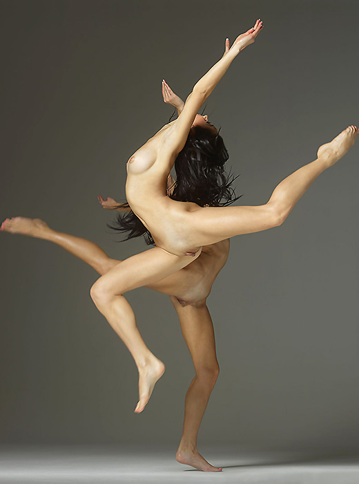 Naked Female Contortionist