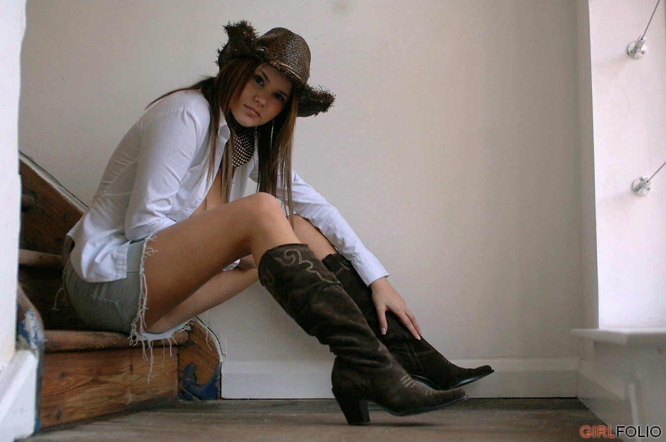 best of Boots women xxx pics cowboy
