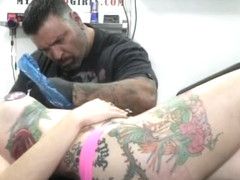 Whiskers reccomend girl fucks tattoo artist