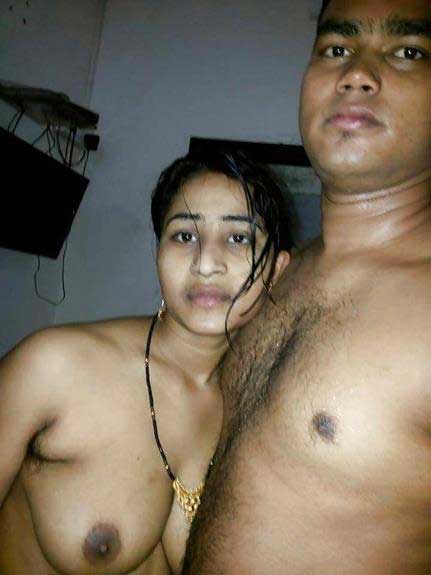 Newly married indian couple