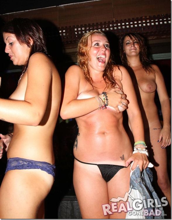 Girls stripping party
