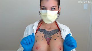 best of Nurse handjob masked