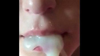 best of Mouth Sperm dripping from