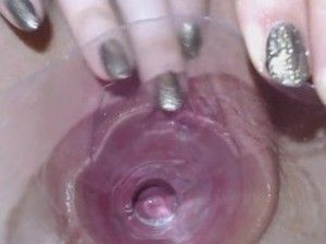 Camera in vagina while fucking