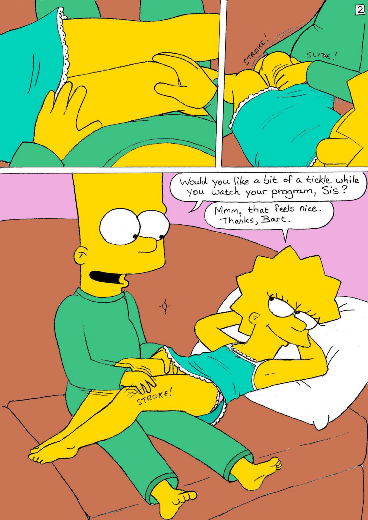 Canine reccomend Bart and lisa sex tape