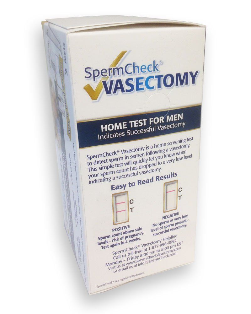 Lunar reccomend Post vasectomy sperm lab results