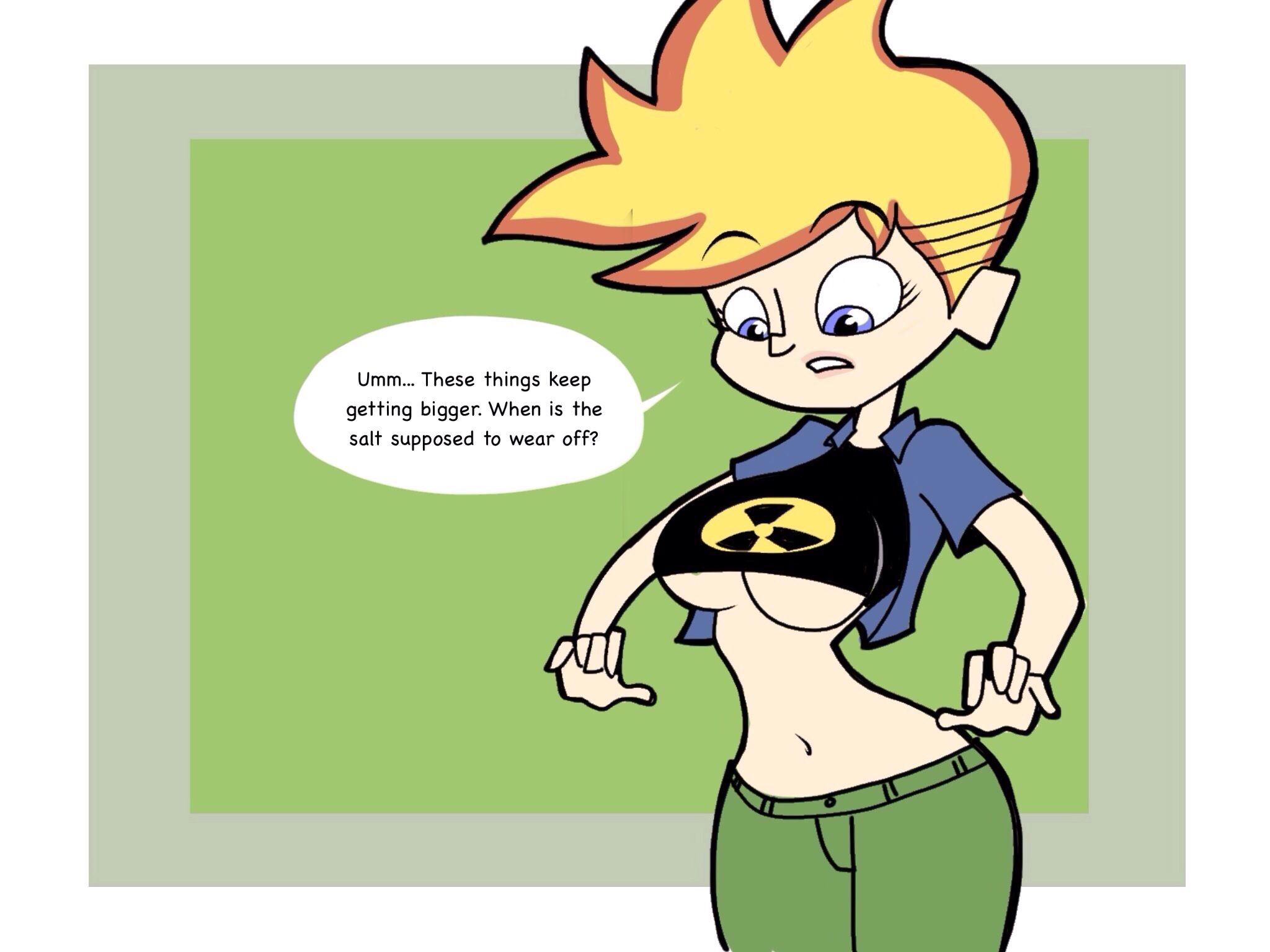 Count reccomend Girl johnny test naked