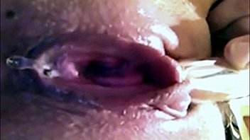Closeup of female orgasm anus