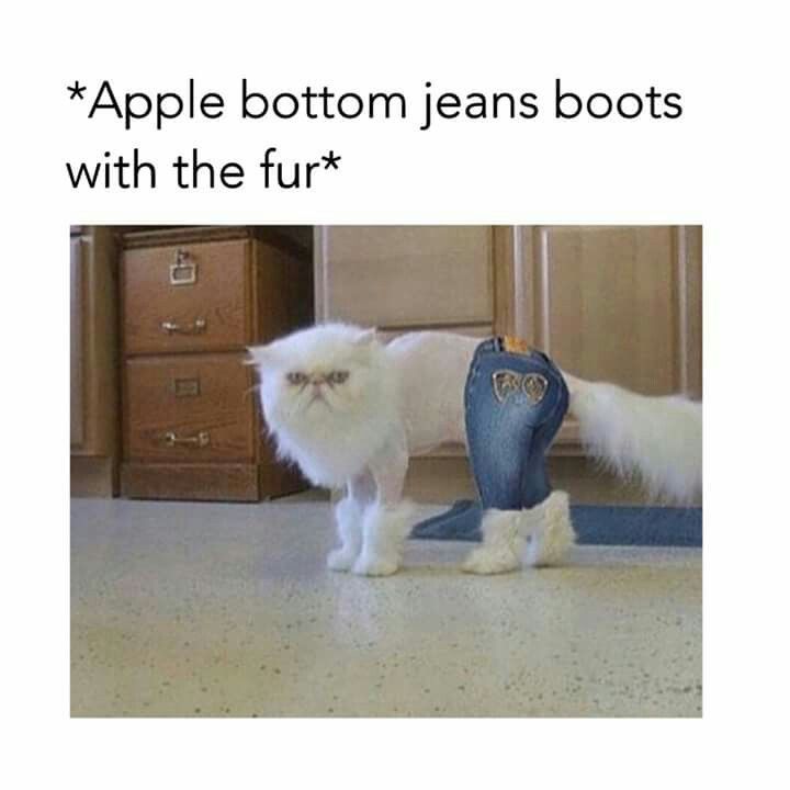 best of With the boots fur bottom jeans Apple