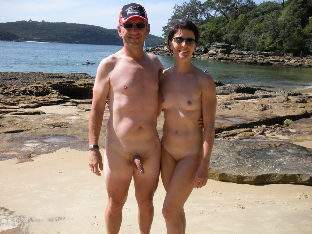best of Nude Awkward beach boner