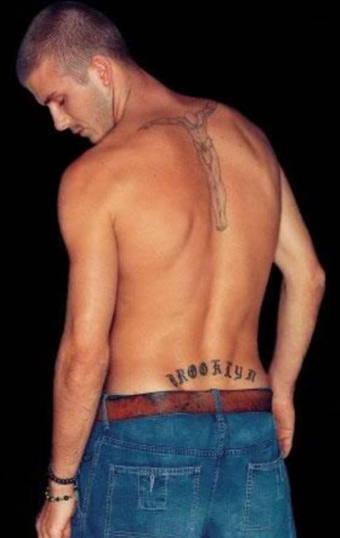 Beckham naked victoria tattoo