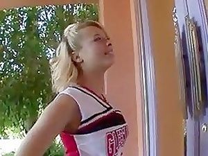 Drizzle reccomend Blonde cheerleader teen getting hard fuck