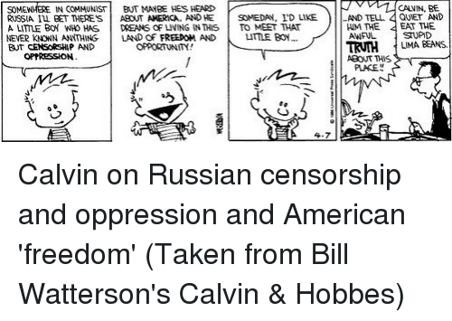 Caesar reccomend Calvin and hobbes facial expressions