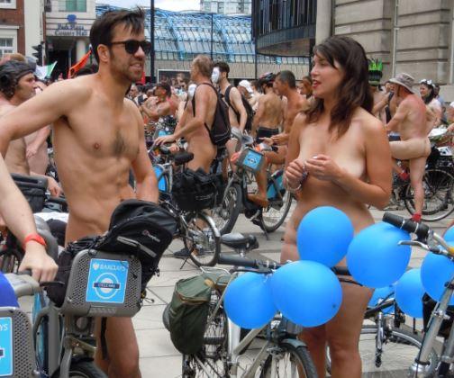 Cycle london naked ride world
