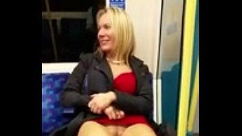 best of On Flashing train pussy