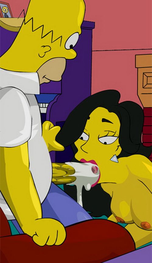Sinker reccomend Marge homer blow job