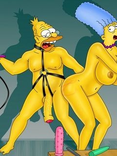 Marge simpson cock