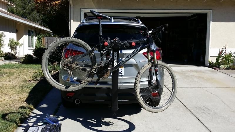 Diesel reccomend Swinging hitch bike racks